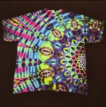 Load image into Gallery viewer, 2XL. Tie dye shirt. Side mandala tee.
