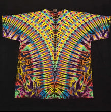 Load image into Gallery viewer, 2XL. Tie dye shirt. Psychedelic V tee.
