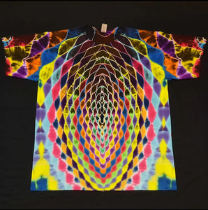 XL. Neon nebula tee.
