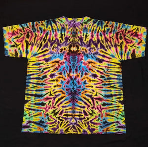 2XL. Psychedelic scrunch tee.