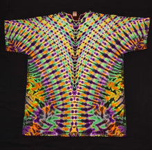 Load image into Gallery viewer, XL. Halloween psychedelic V tee.
