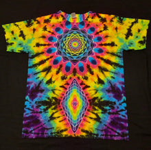Load image into Gallery viewer, Medium. Mandala/diamond with spine tee.

