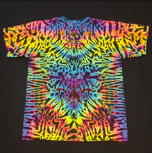 Load image into Gallery viewer, XL. Psychedelic scrunch tee.
