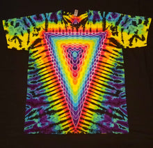 Load image into Gallery viewer, Large. Triangle/diamond combo tee.

